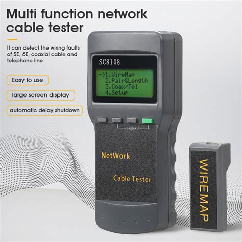 lan tester lazada|LAN and Telephone Cable Tester .